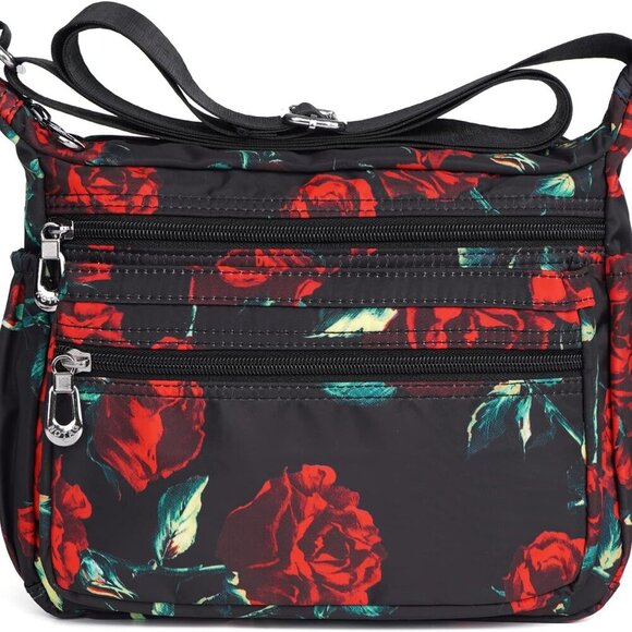 Handbags - Shoulder Bags for Women Nylon Crossbody Bags Waterproof Lightweight Messenger Pu